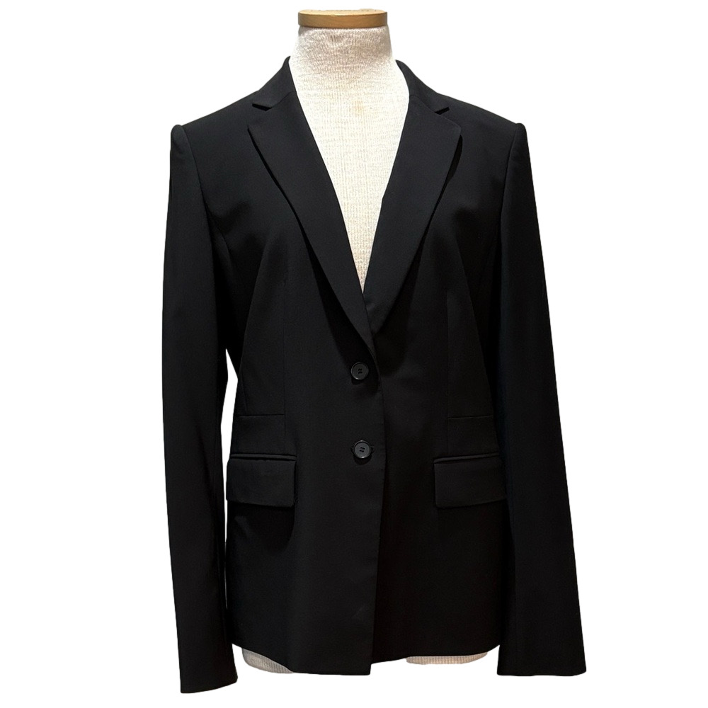 Ann Taylor sz 10T black wool blend classic tailored blazer